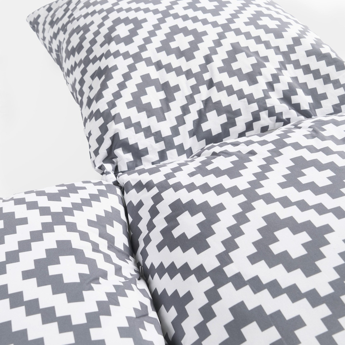 OHS Geometric Egg Chair Cushion with Headrest - Grey  >