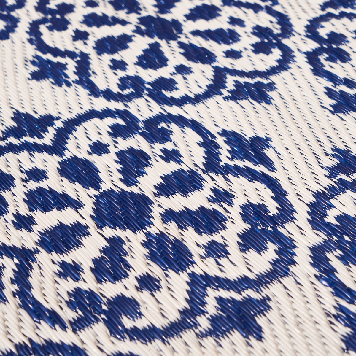 OHS Outdoor Tile Print Rug, 160cm x 230cm - Blue>