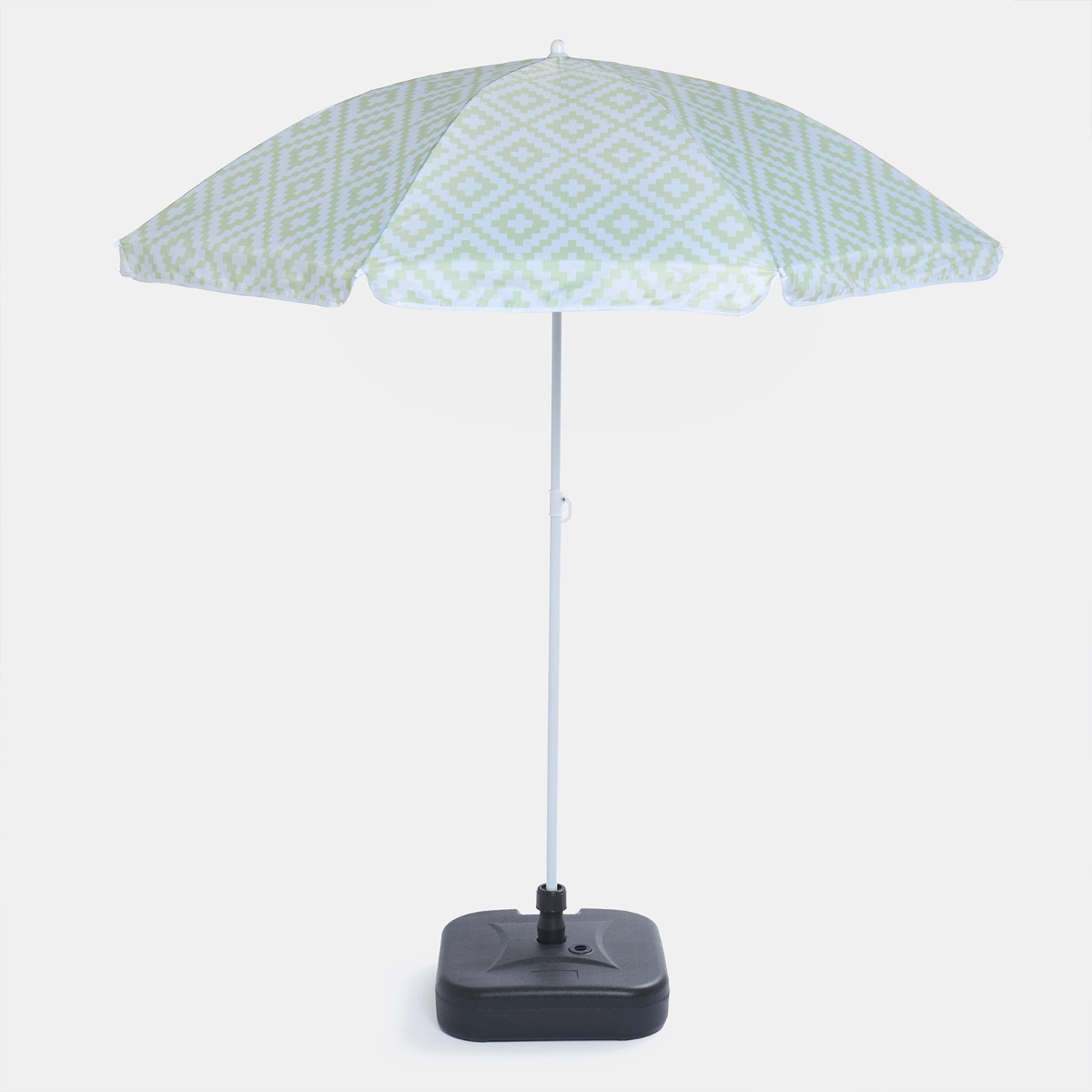 OHS Geometric Print Outdoor Parasol - Sage>