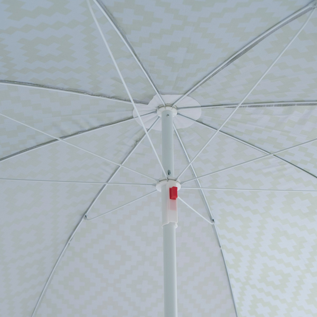 OHS Geometric Print Outdoor Parasol - Sage>