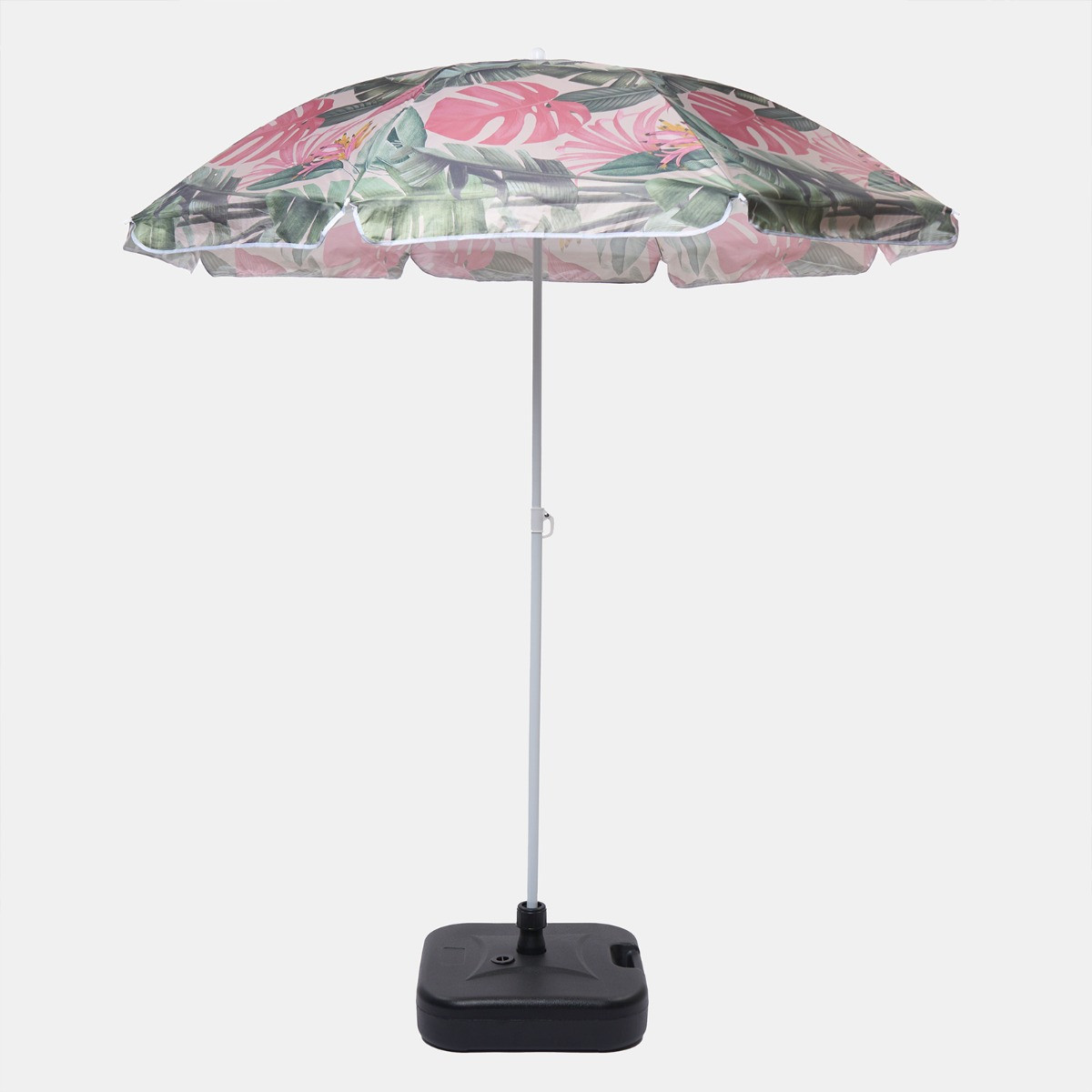 OHS Tropical Print Outdoor Parasol - Green>