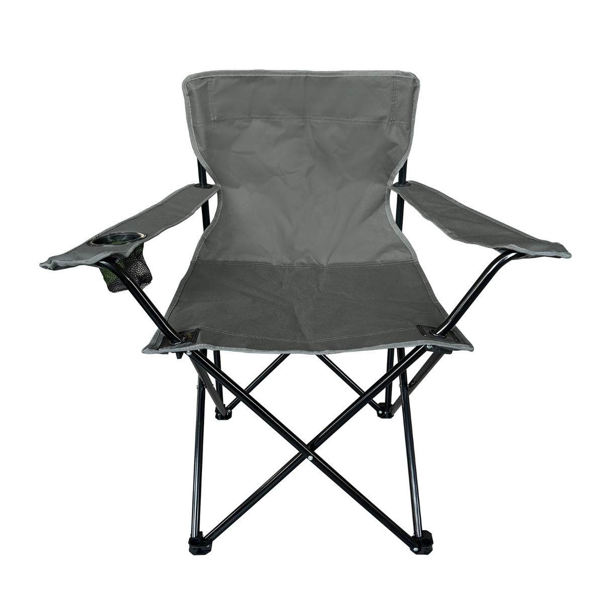 OHS Foldable Camping Chair - Grey>