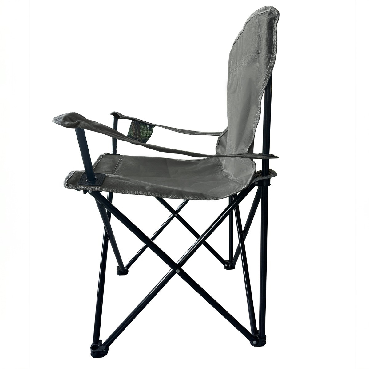 OHS Foldable Camping Chair - Grey>