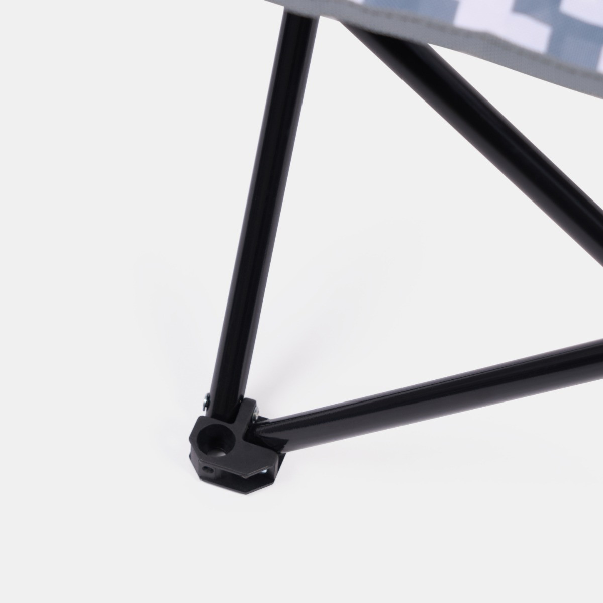 OHS Foldable Geometric Camping Chair - Grey>