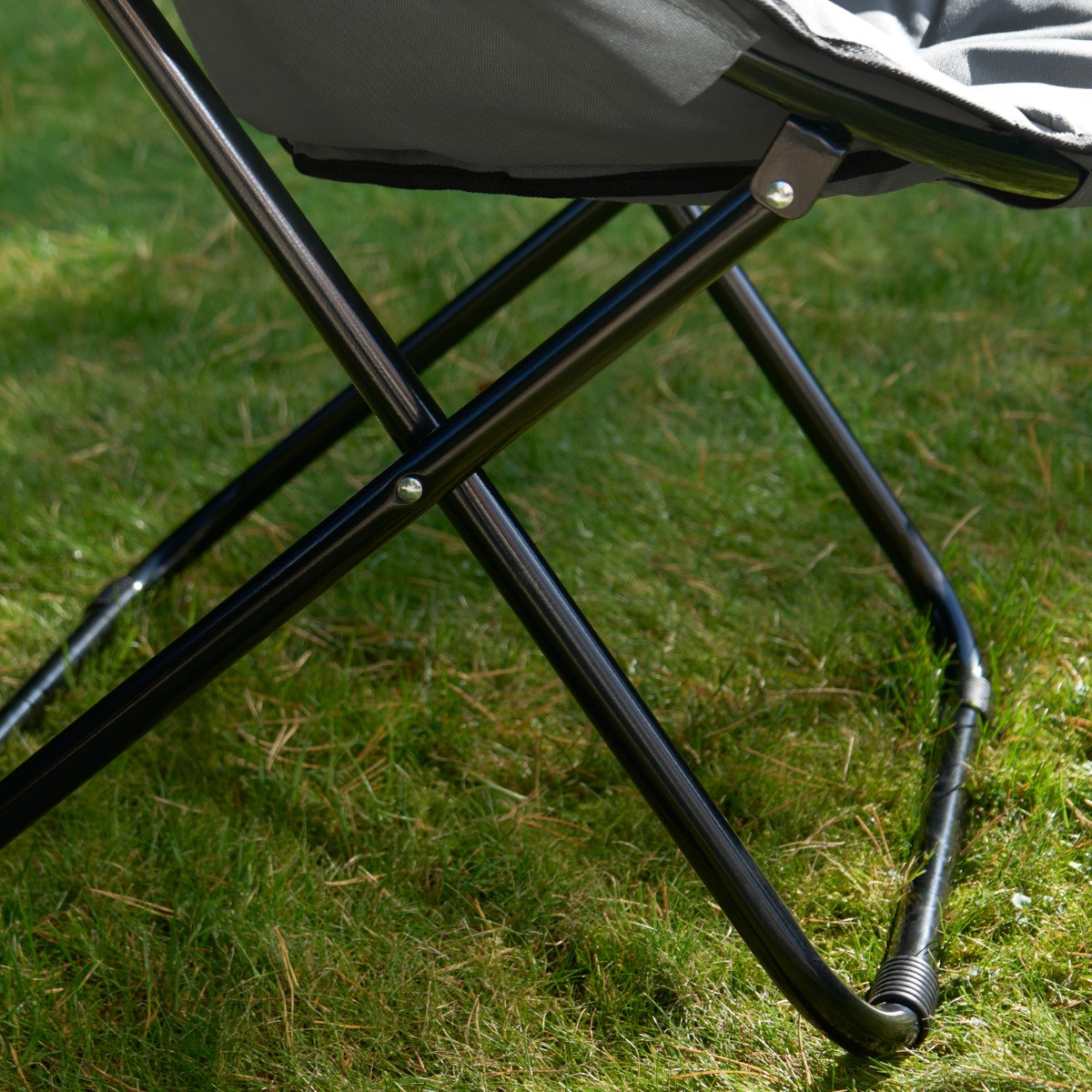 OHS Foldable Moon Camping Chair - Charcoal>