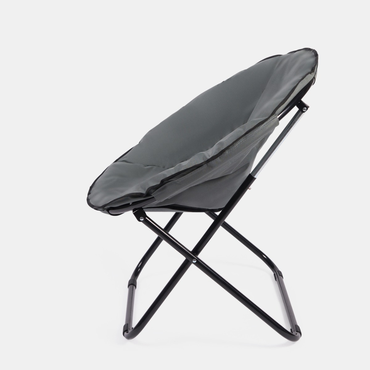 OHS Foldable Moon Camping Chair - Charcoal>