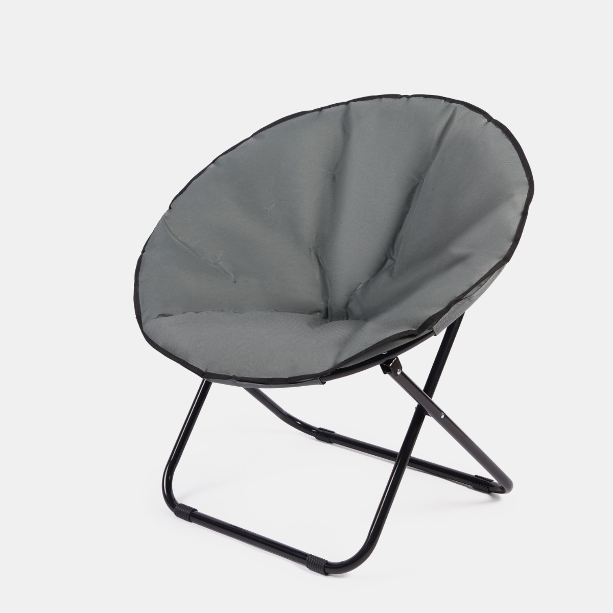 OHS Foldable Moon Camping Chair - Charcoal>