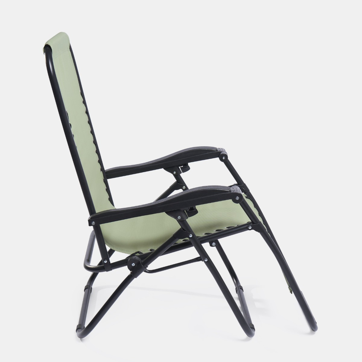 OHS 2 Pack Zero Gravity Sun Lounging Garden Chairs - Sage >