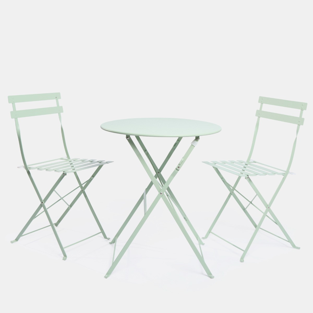 OHS Metal Bistro Set, 3 Piece - Sage Green>