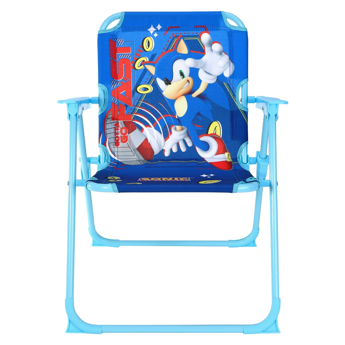 Kids Folding Sonic Camping Chair - Blue>