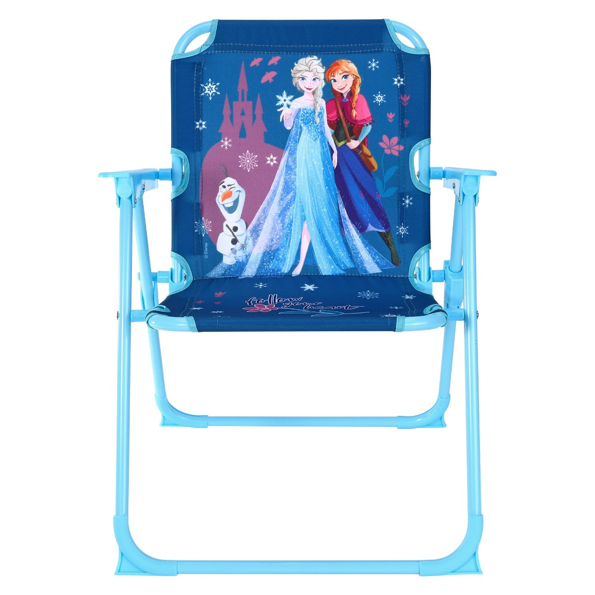 Kids Folding Frozen Camping Chair - Blue>