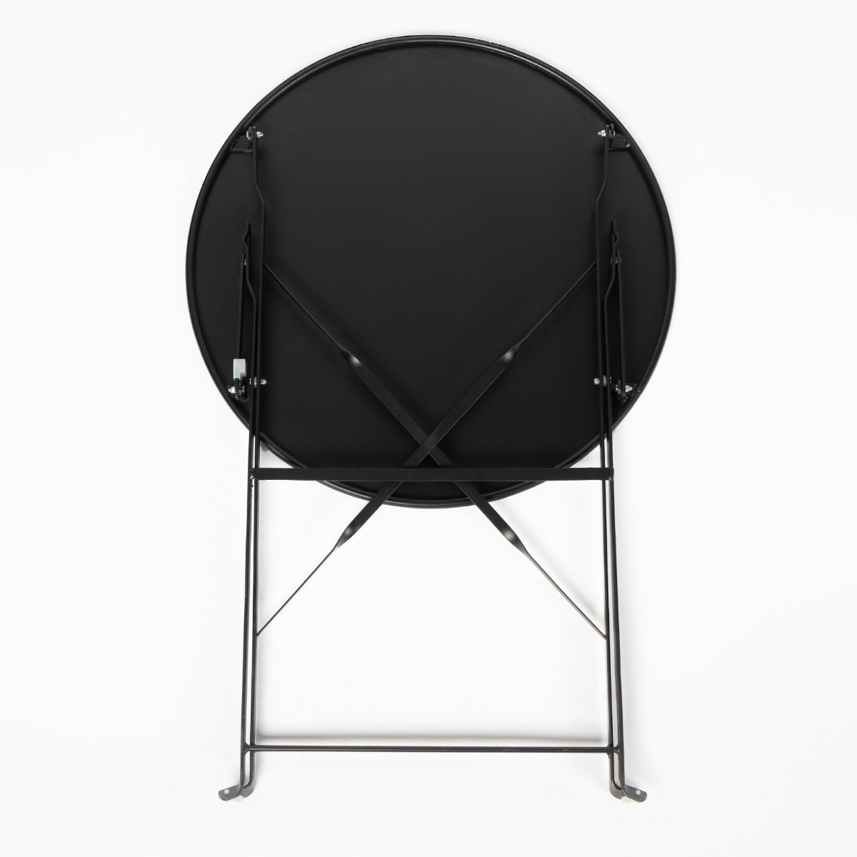 OHS Metal Bistro Set, 3 Piece - Black>