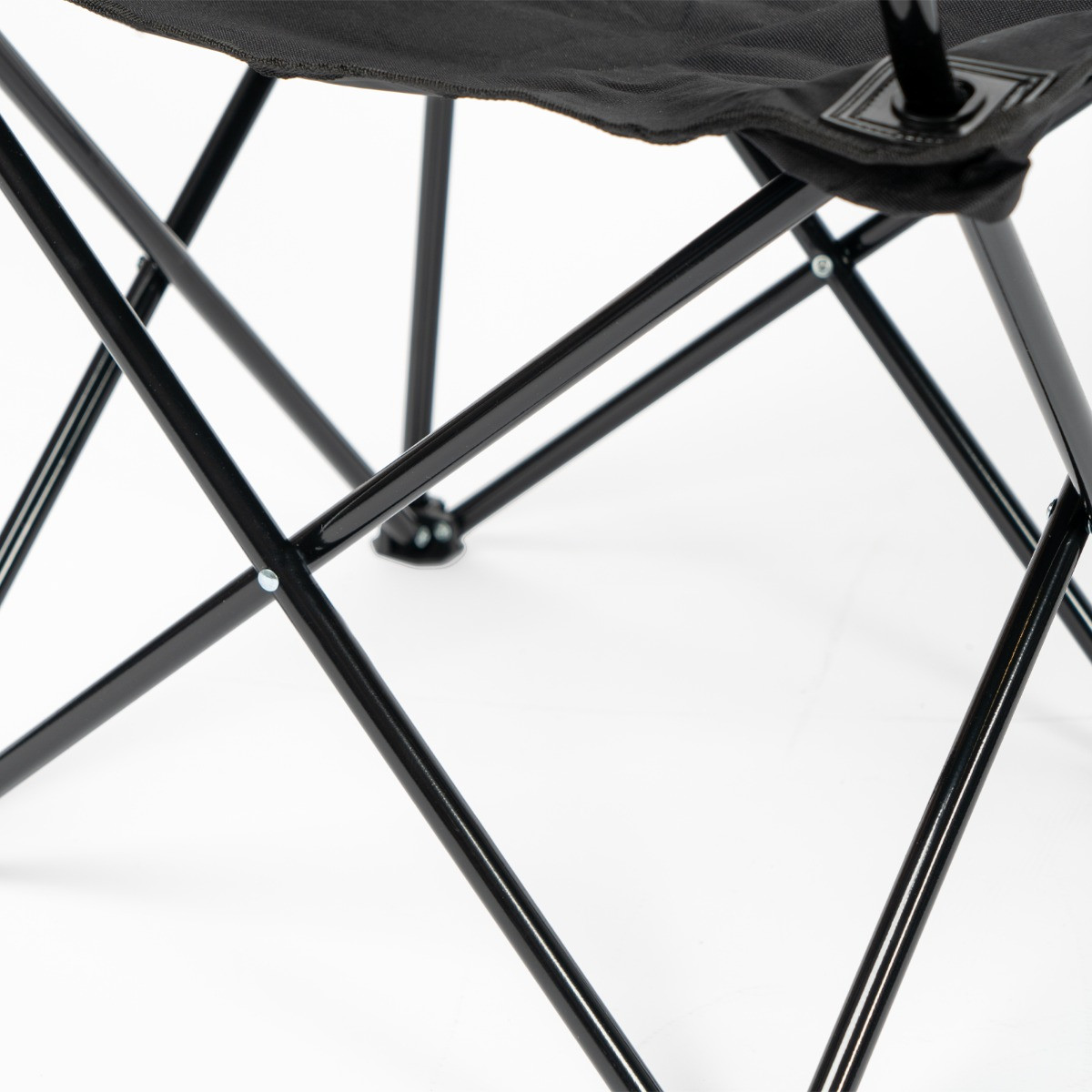 OHS Foldable Camping Chair - Black>