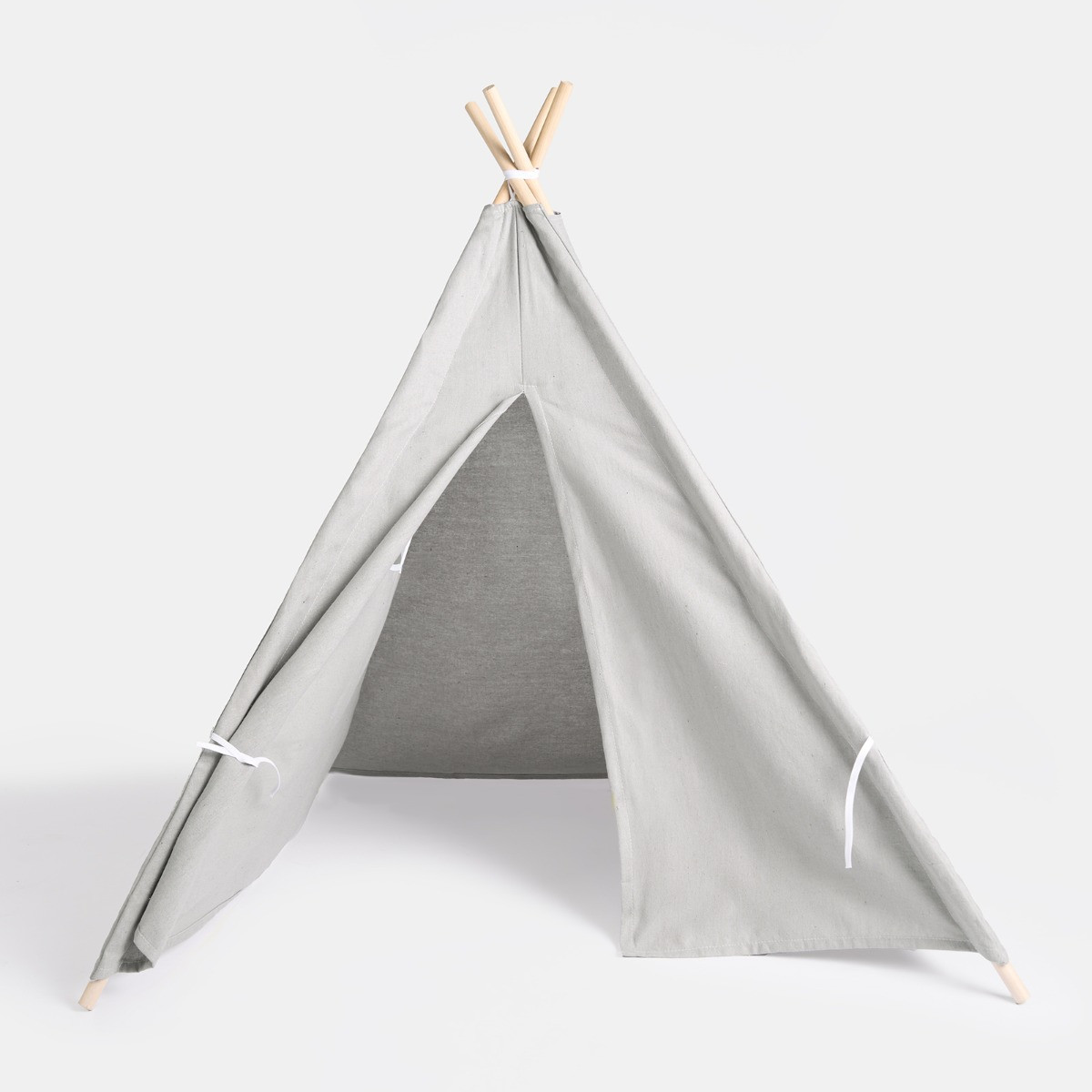 OHS Foldable Kid's Storage Teepee - Grey>