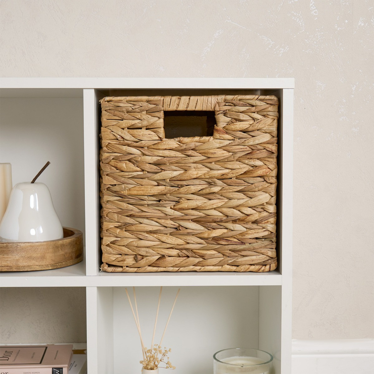 OHS Seagrass Foldable Storage Cube - Natural>