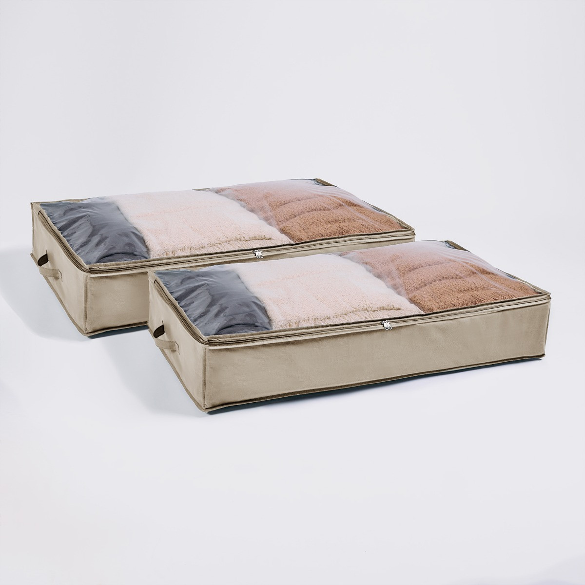 OHS 2 Pack 90L Underbed Storage Bag - Natural>