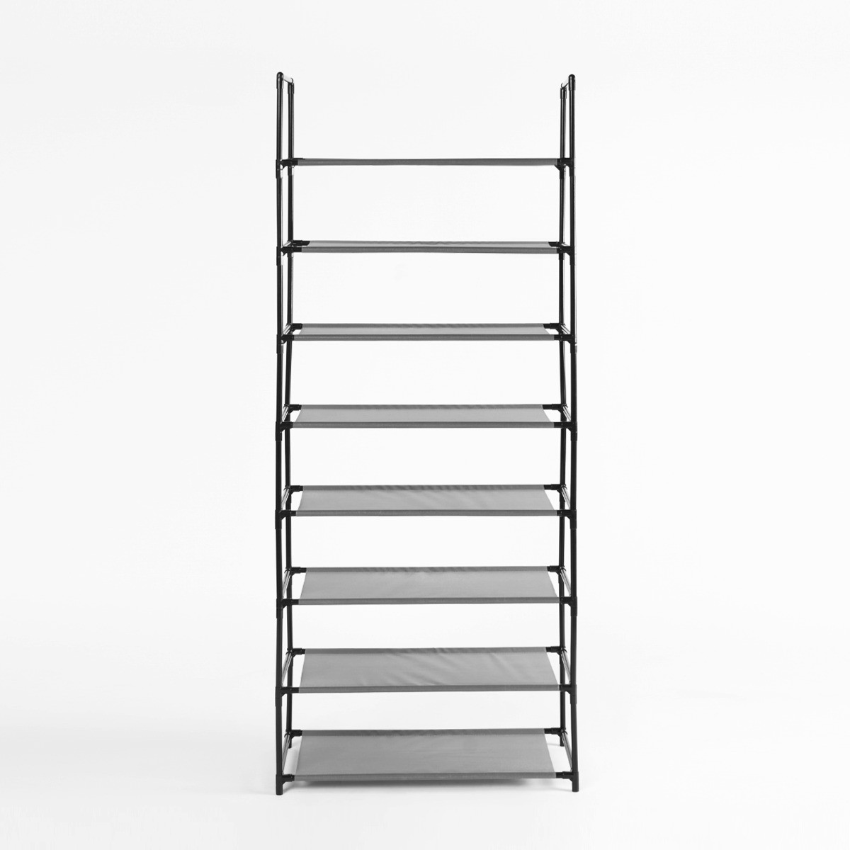 OHS 8 Tier Fabric Storage Rack - Charcoal>