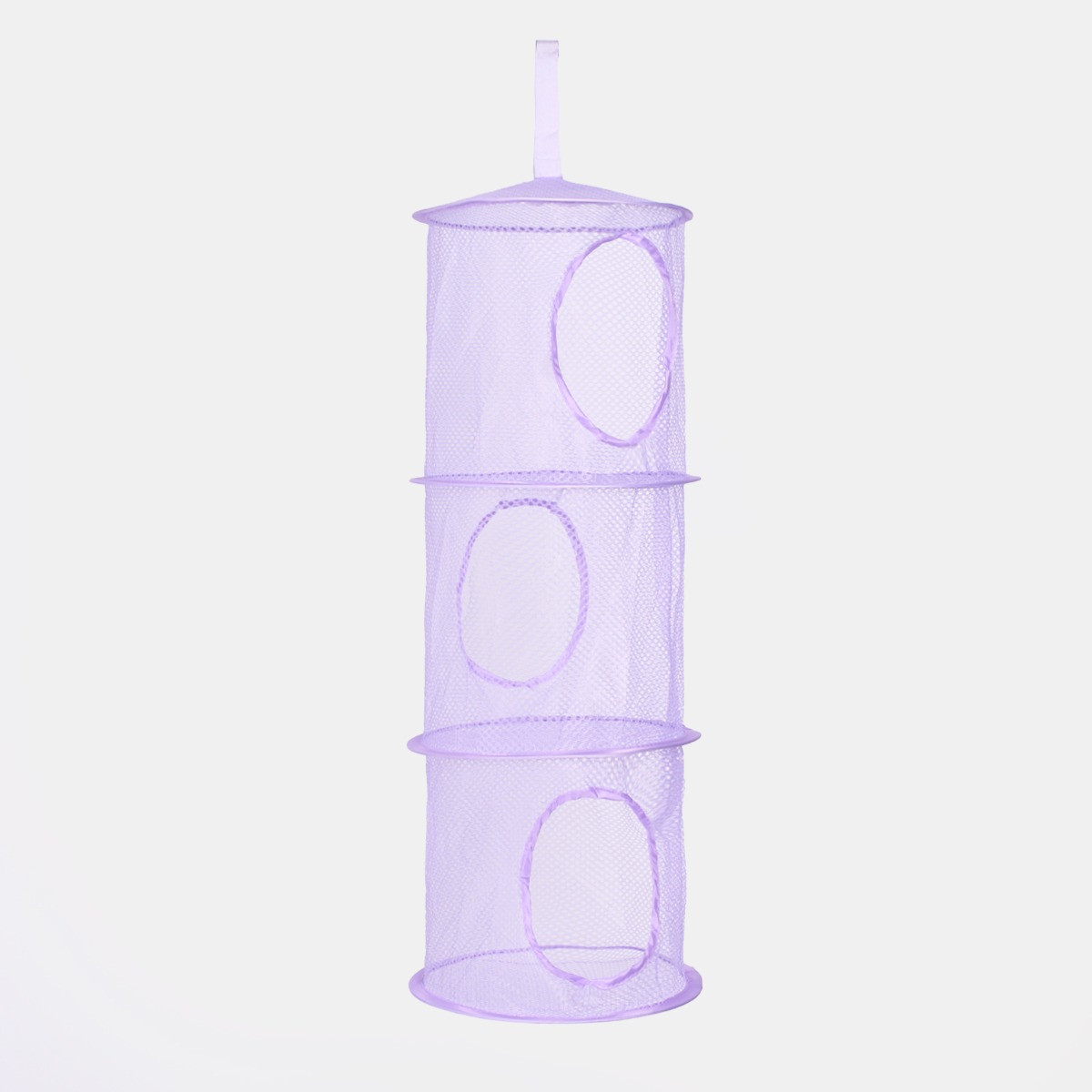 OHS Kids Toys Storage Hanging Net Basket - Lilac>