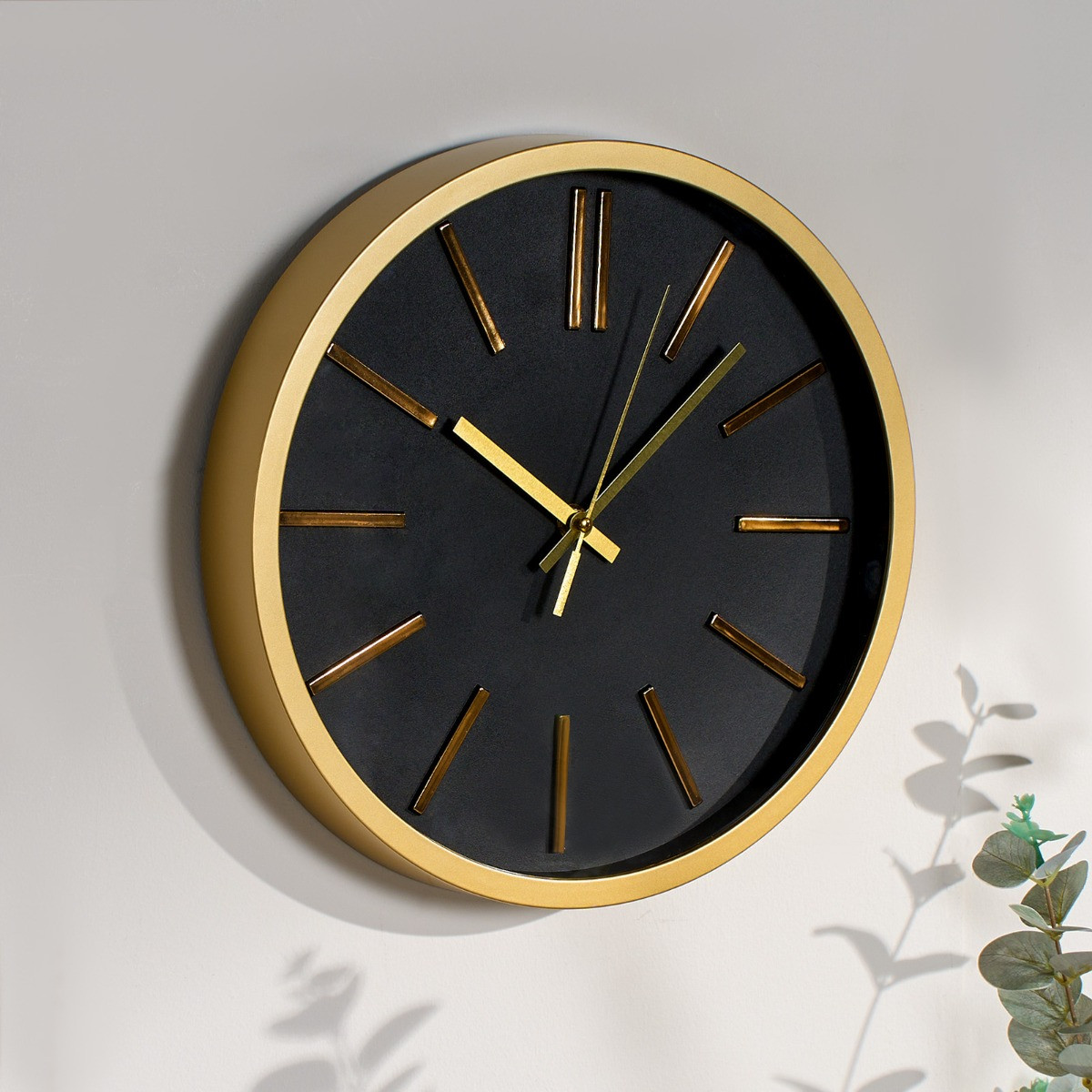 OHS Modern Wall Clock - Gold>