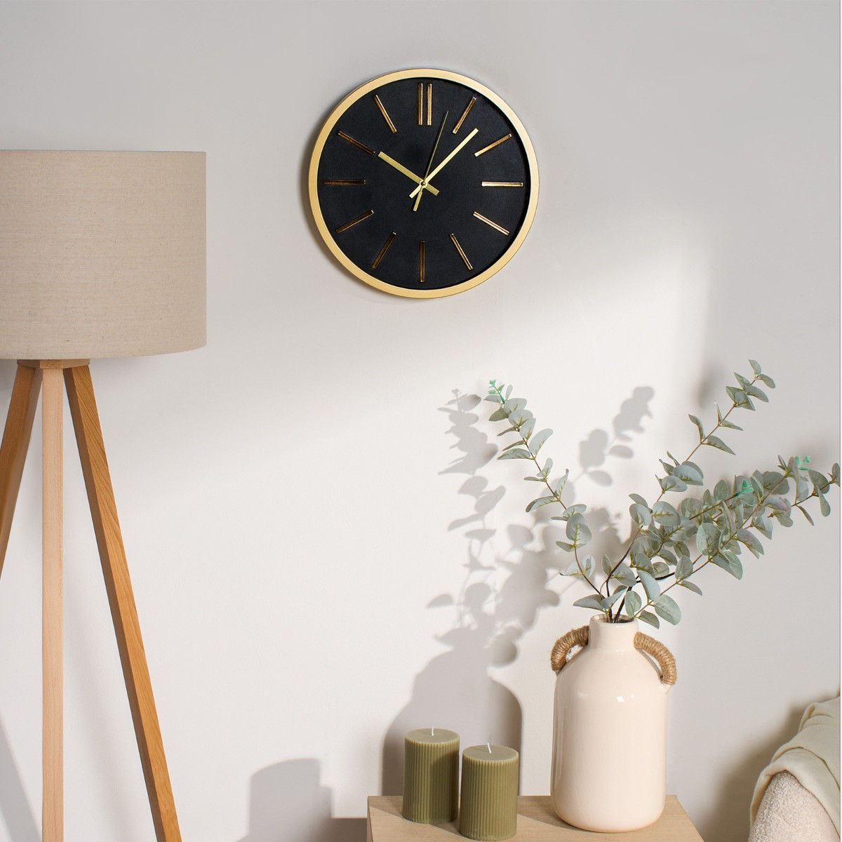 OHS Modern Wall Clock - Gold>