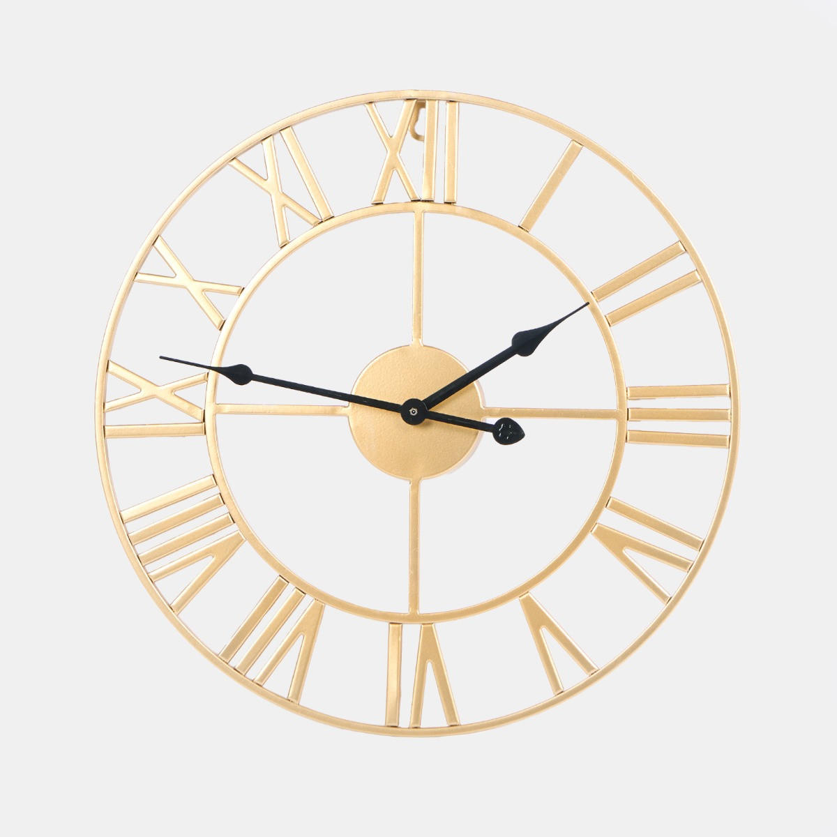 OHS Skeleton Wall Clock - Gold>