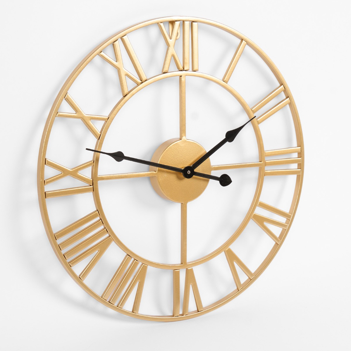 OHS Skeleton Wall Clock - Gold>