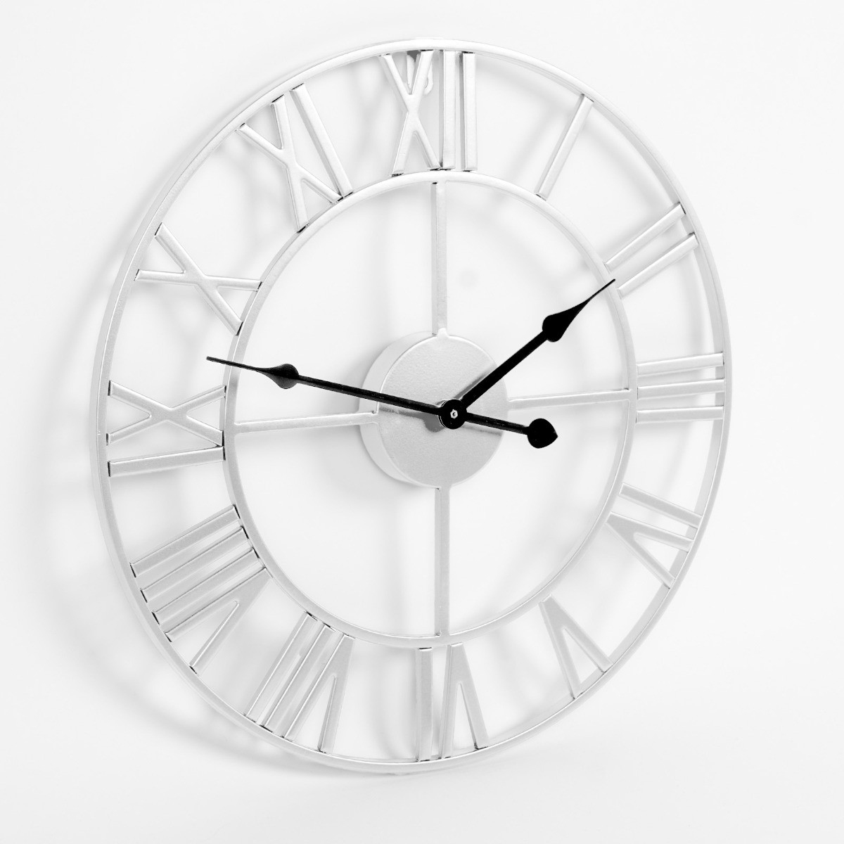 OHS Skeleton Wall Clock - Silver>