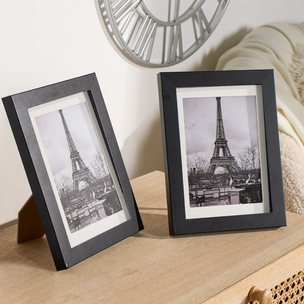 OHS 4x6 Photo Picture Frame, 2 Pack - Black>