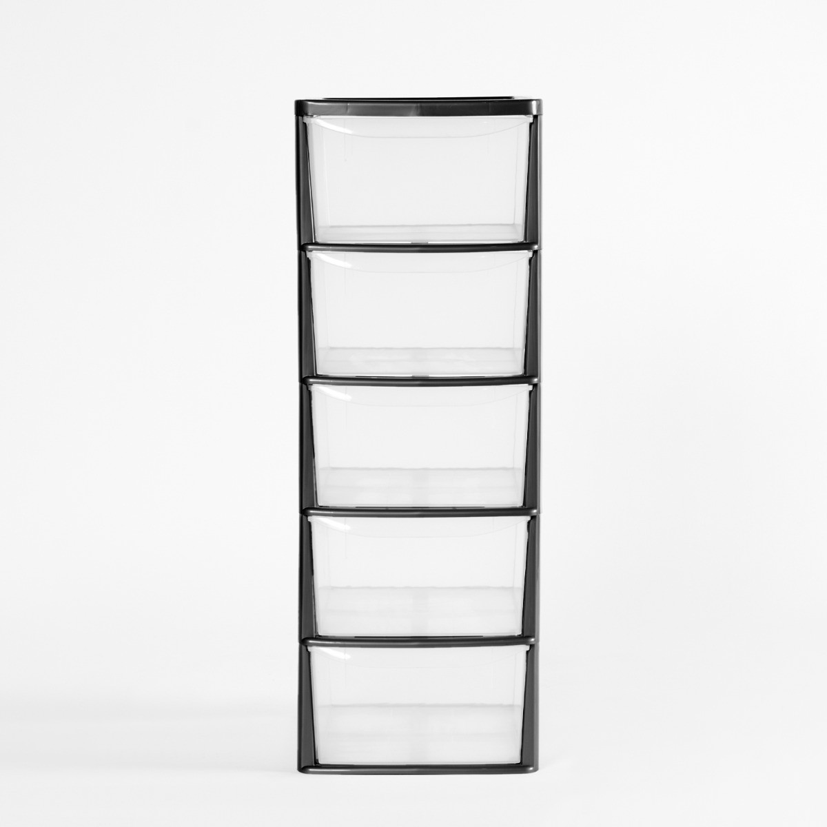 OHS 5 Drawer Storage Tower Unit - Black>