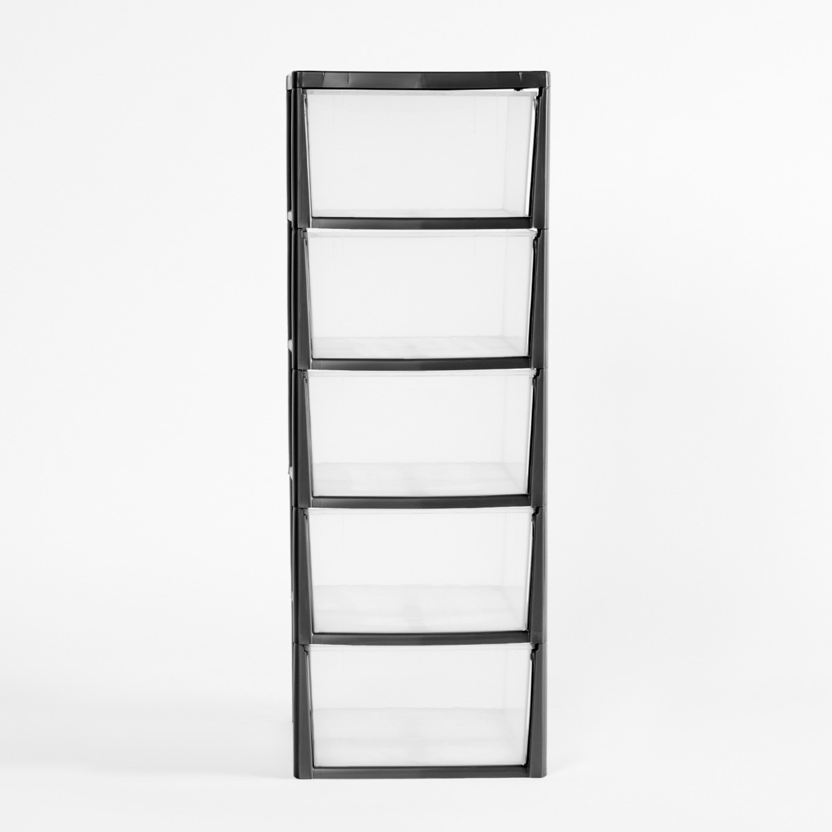 OHS 5 Drawer Storage Tower Unit - Black>