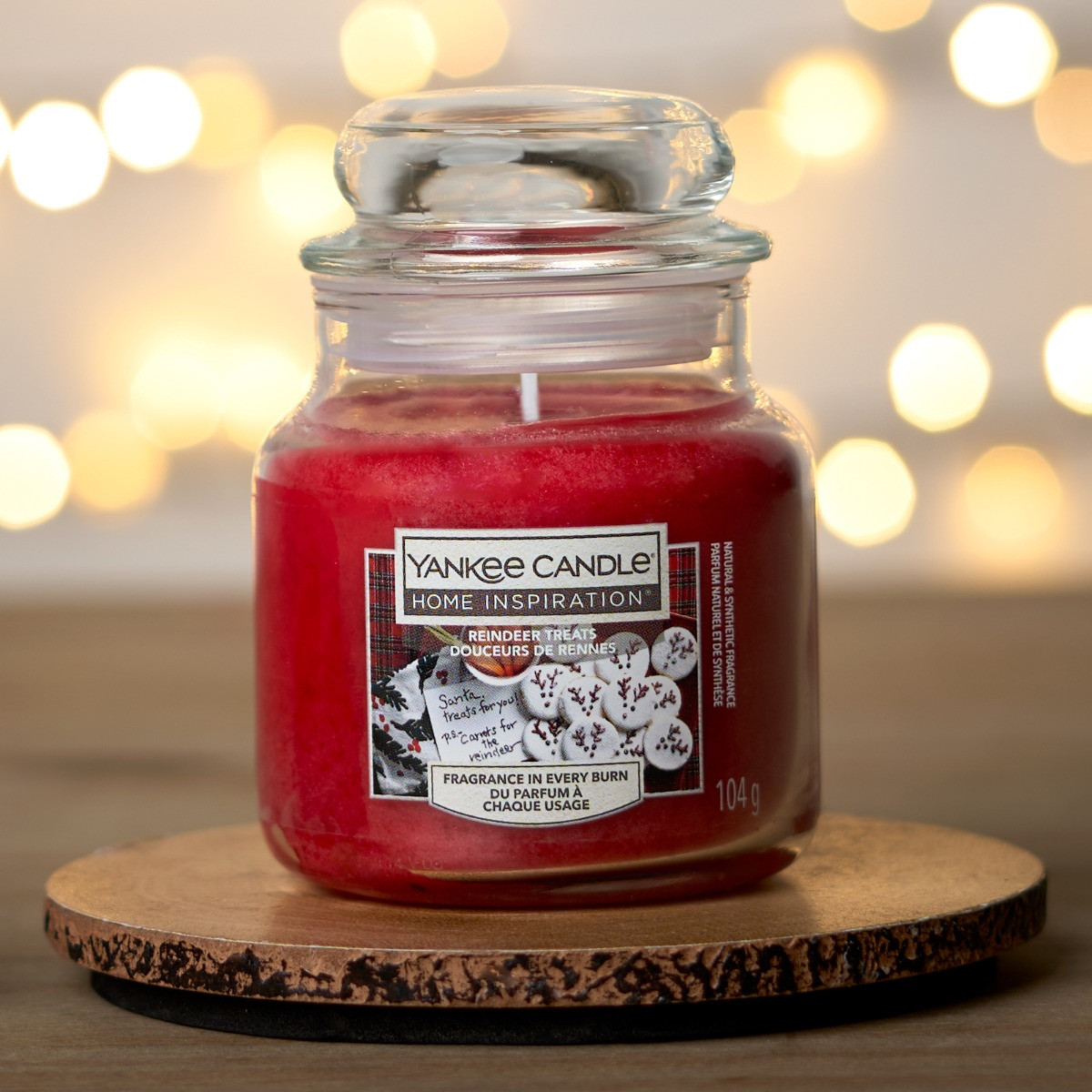 Yankee Candle Reindeer Treats 104g Small Jar Candle>