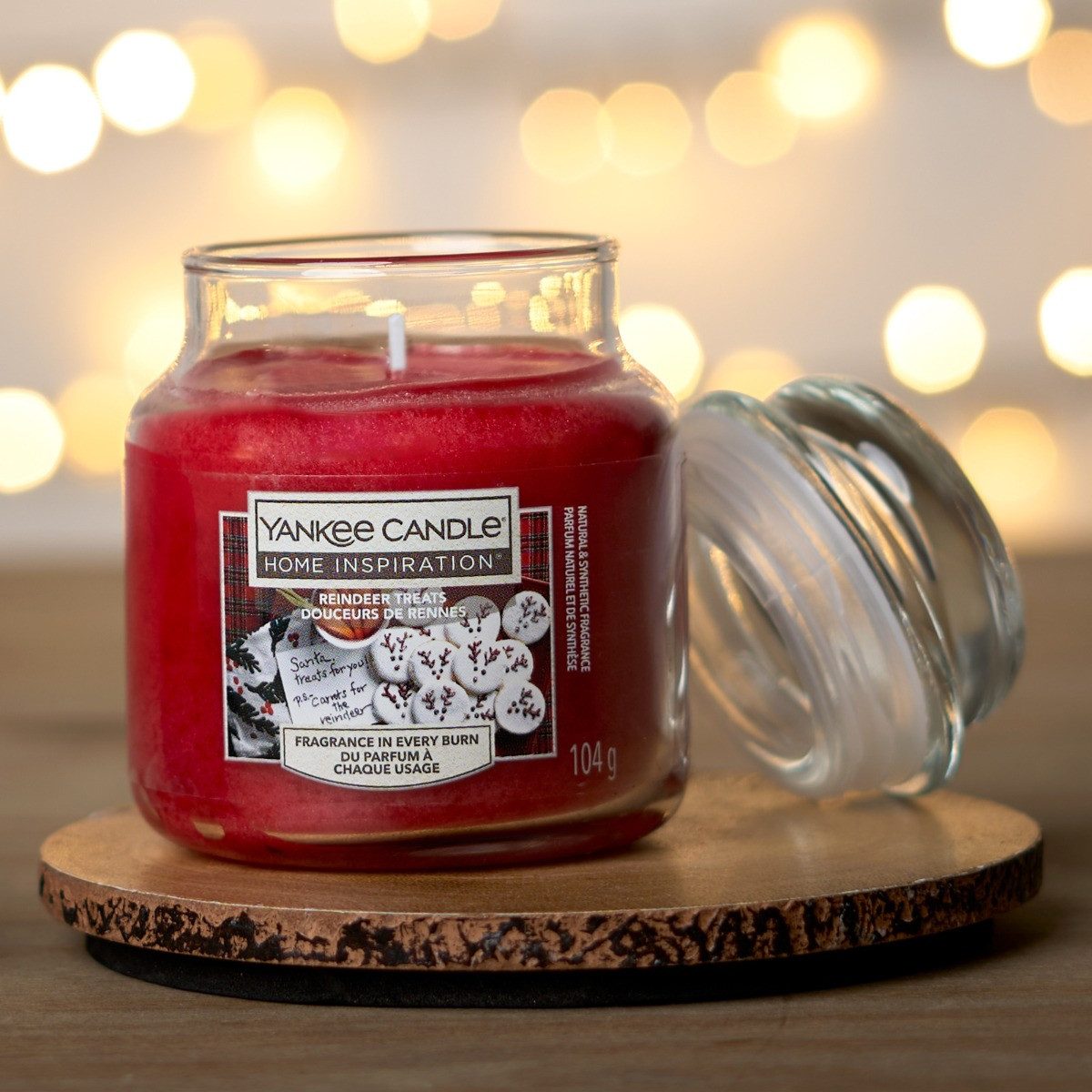 Yankee Candle Reindeer Treats 104g Small Jar Candle>