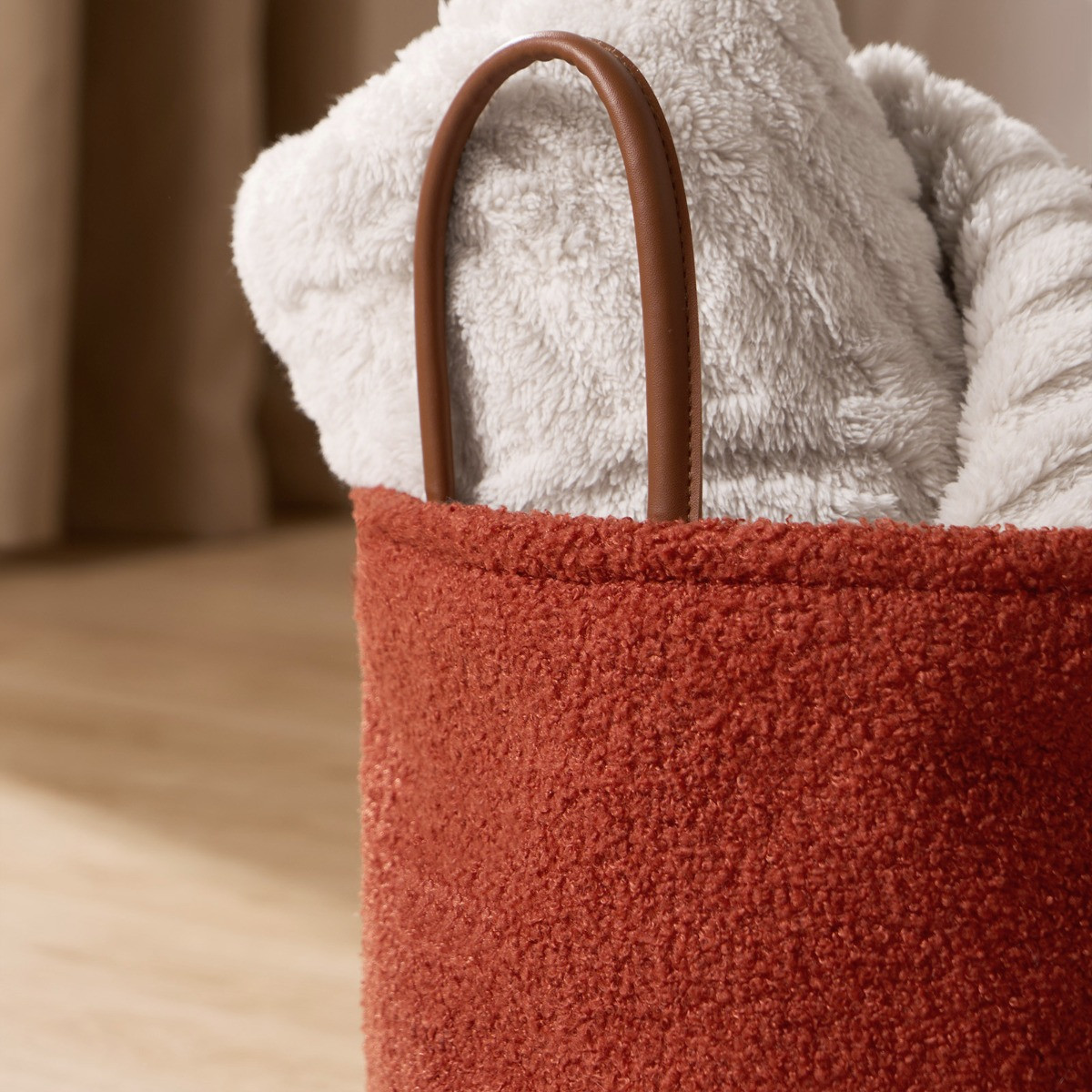 OHS Boucle Storage Basket - Rust>