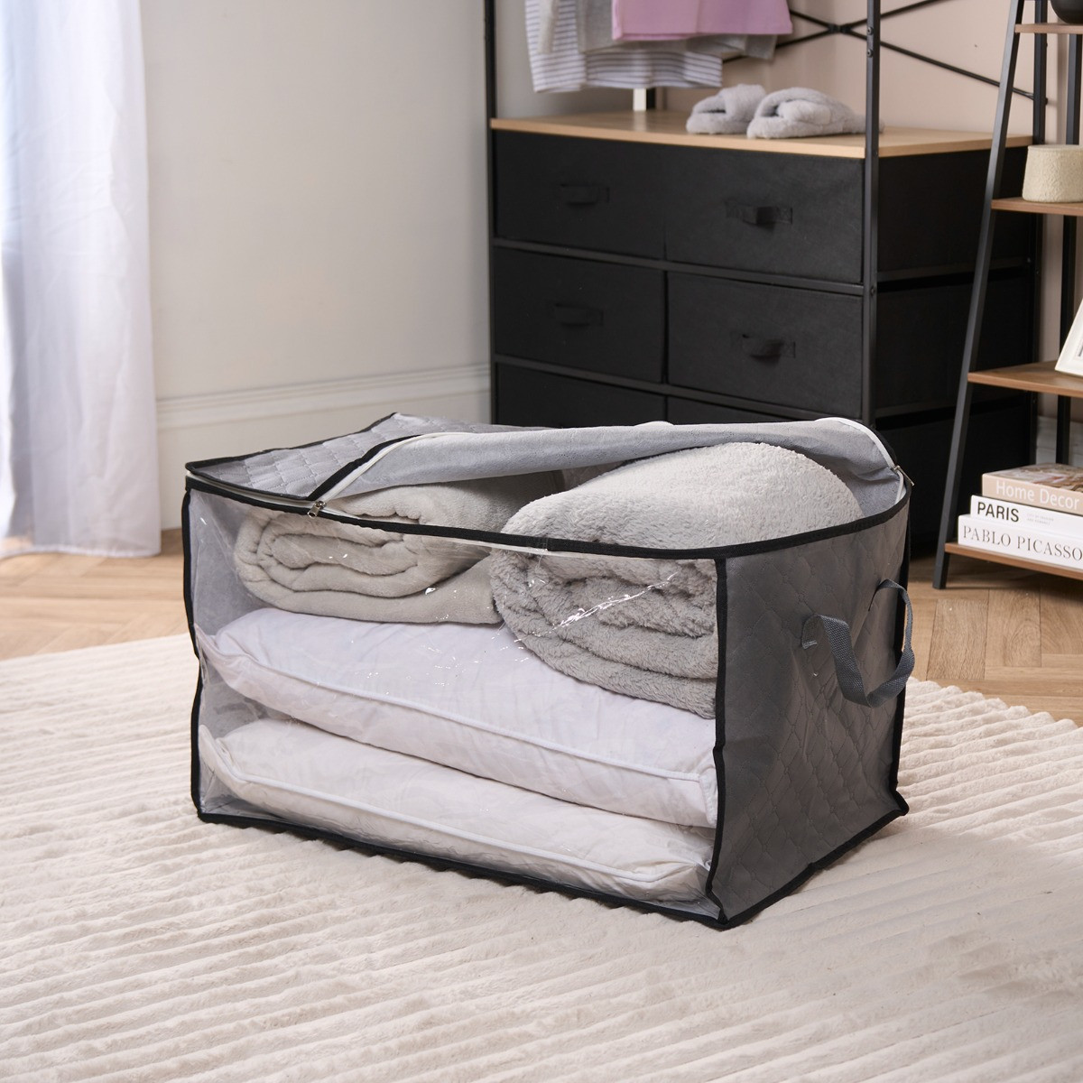 OHS 112-Litre Bedding Storage Bag - Charcoal>