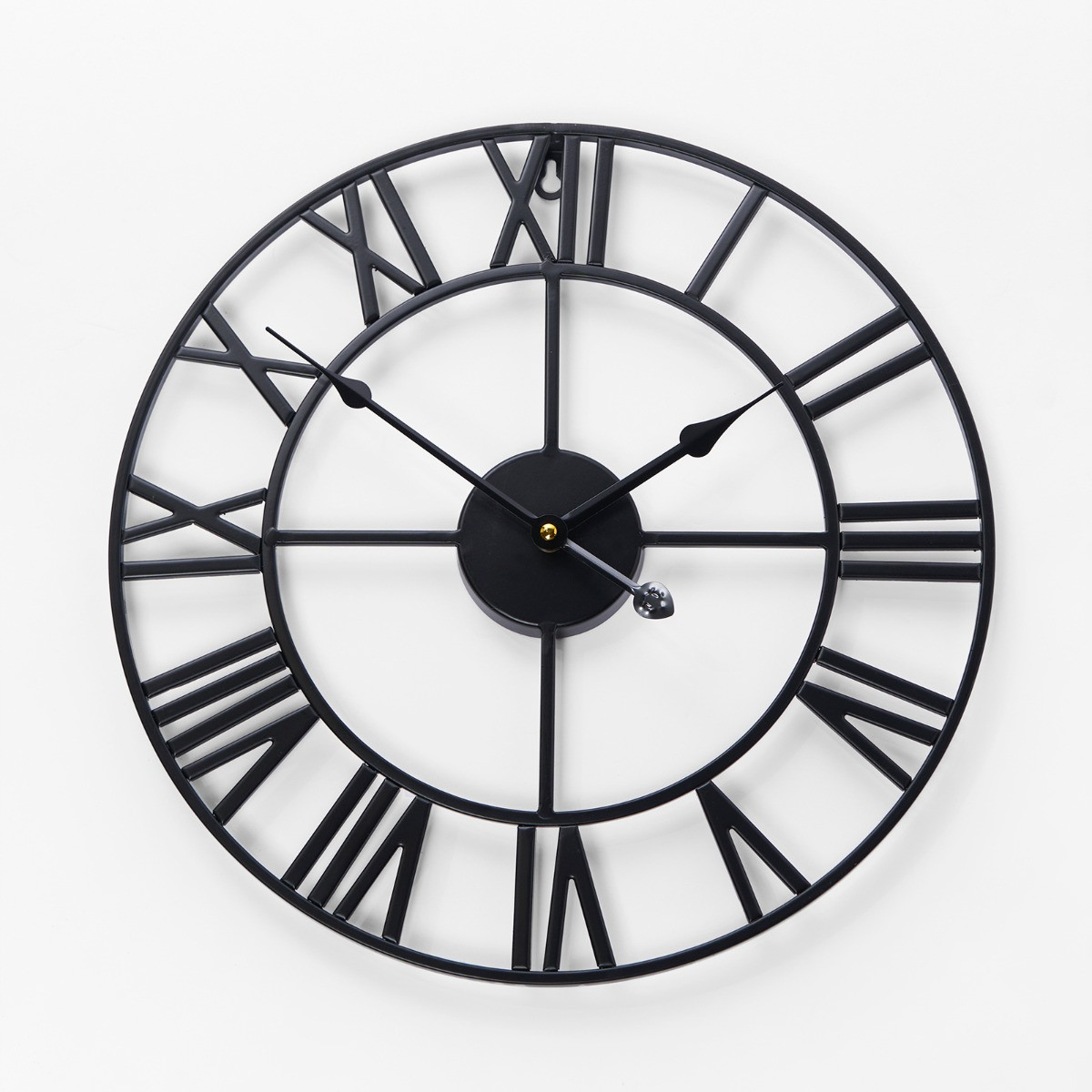 OHS Skeleton Wall Clock - Black>