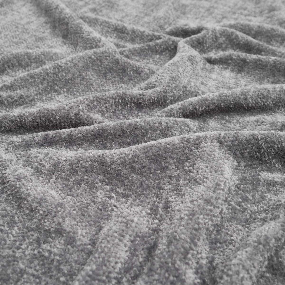 Silver chenille throw sale