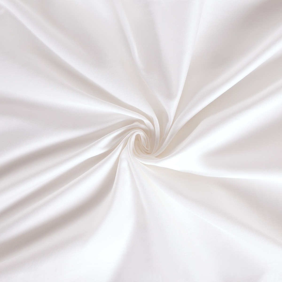 Highams Luxe 400 Thread Count 100% Cotton Sateen Duvet Set, White - Super King>