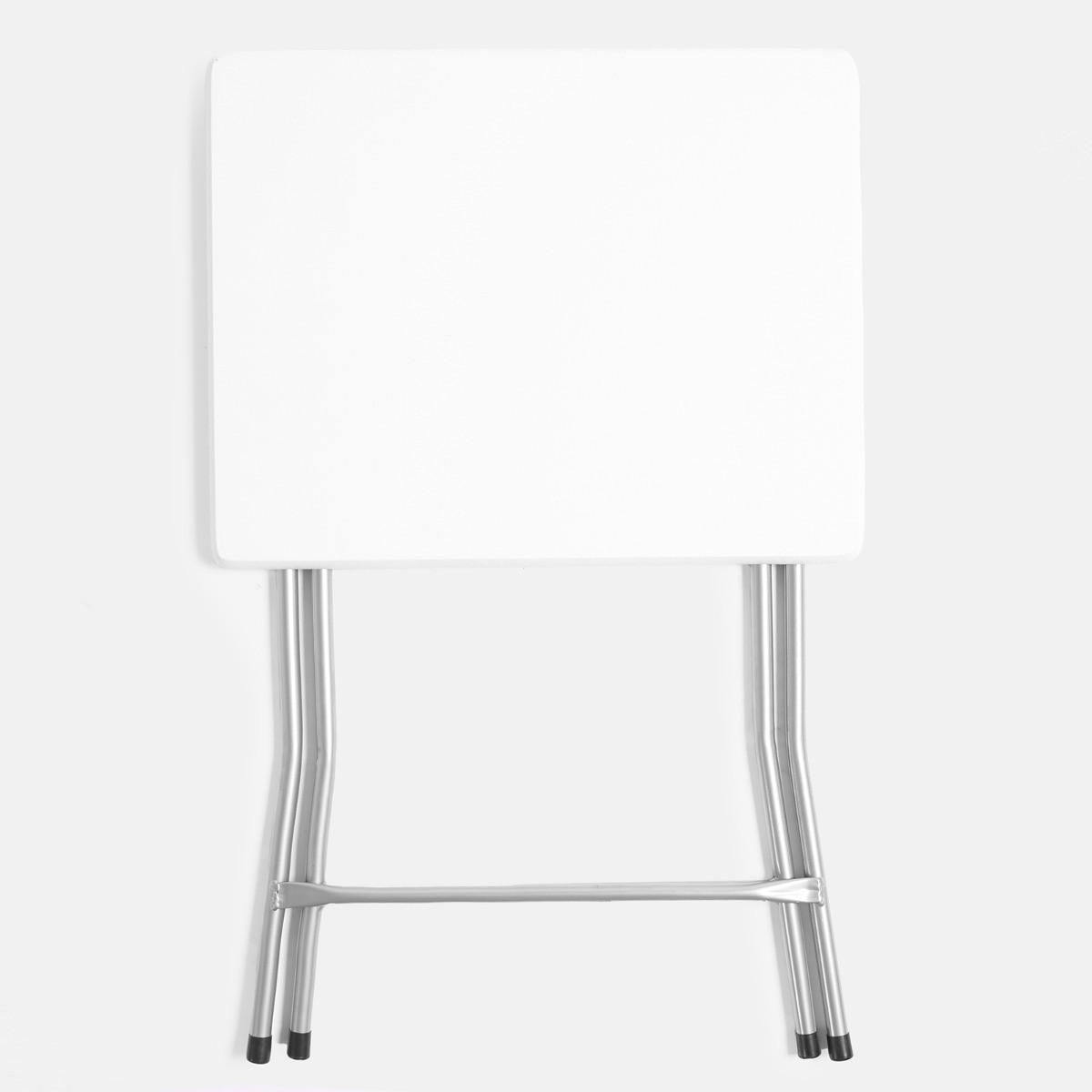 OHS Essential Folding Side Table - White>