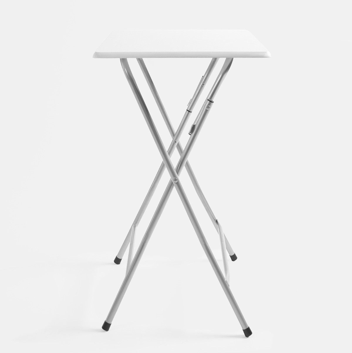 OHS Essential Folding Side Table - White>