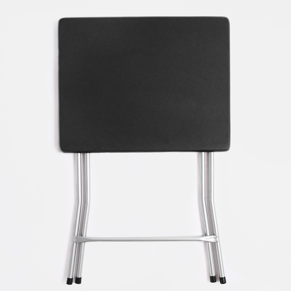 OHS Essential Folding Side Table - Black>