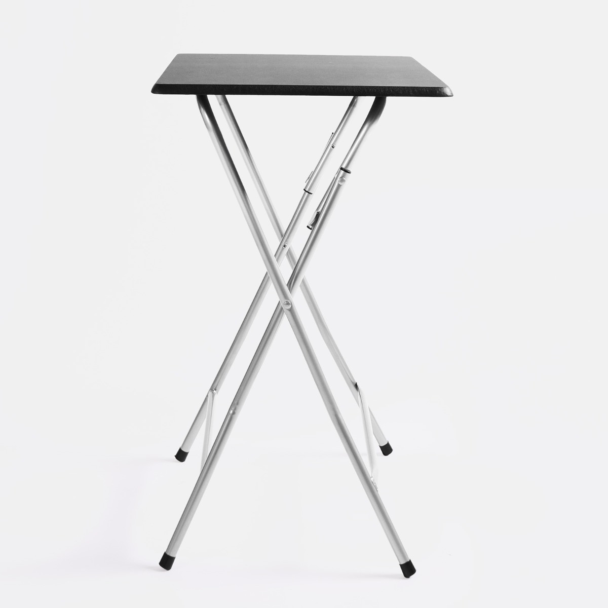 OHS Essential Folding Side Table - Black>