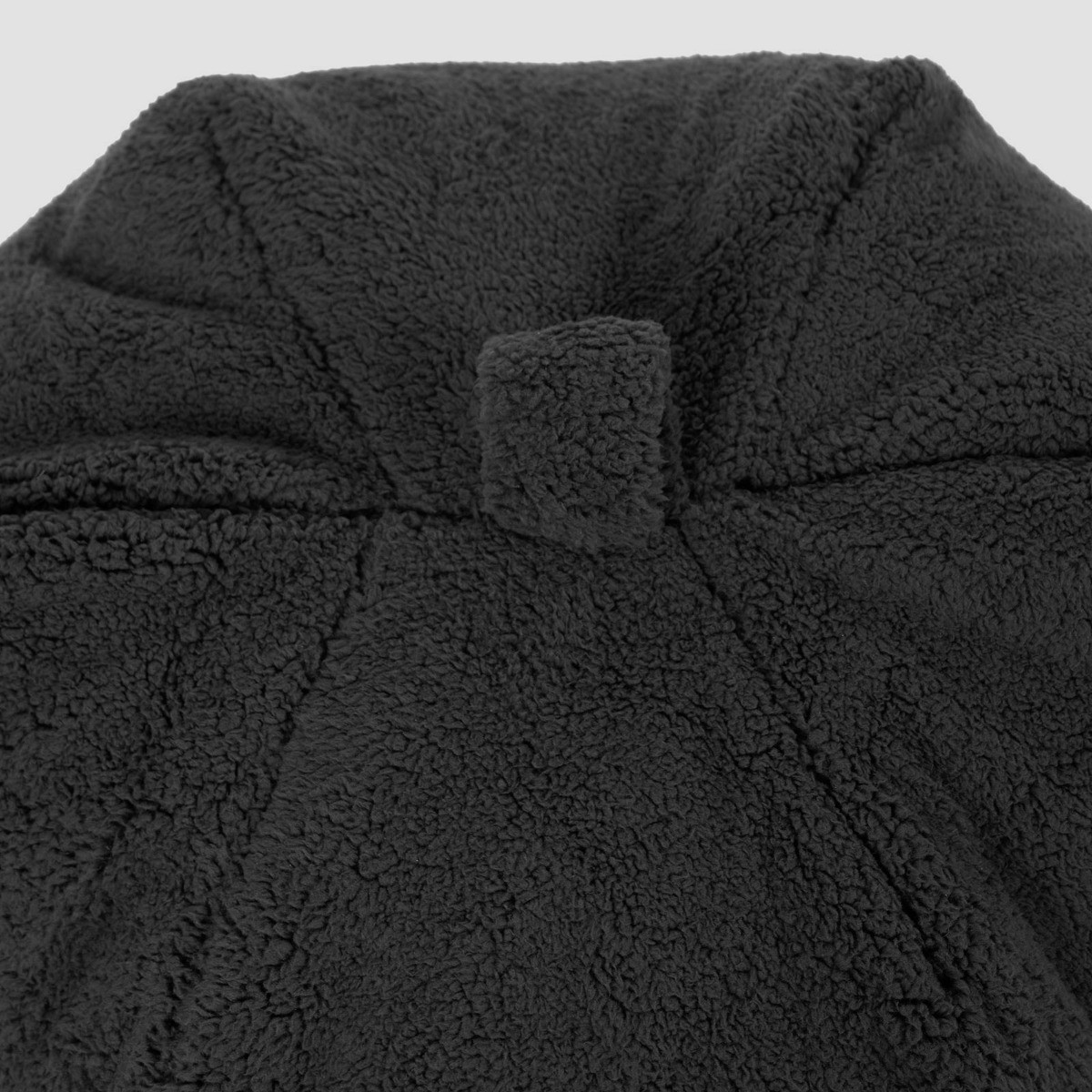 Teddy Fleece Bean Bag Lounge Chair - Dark Grey