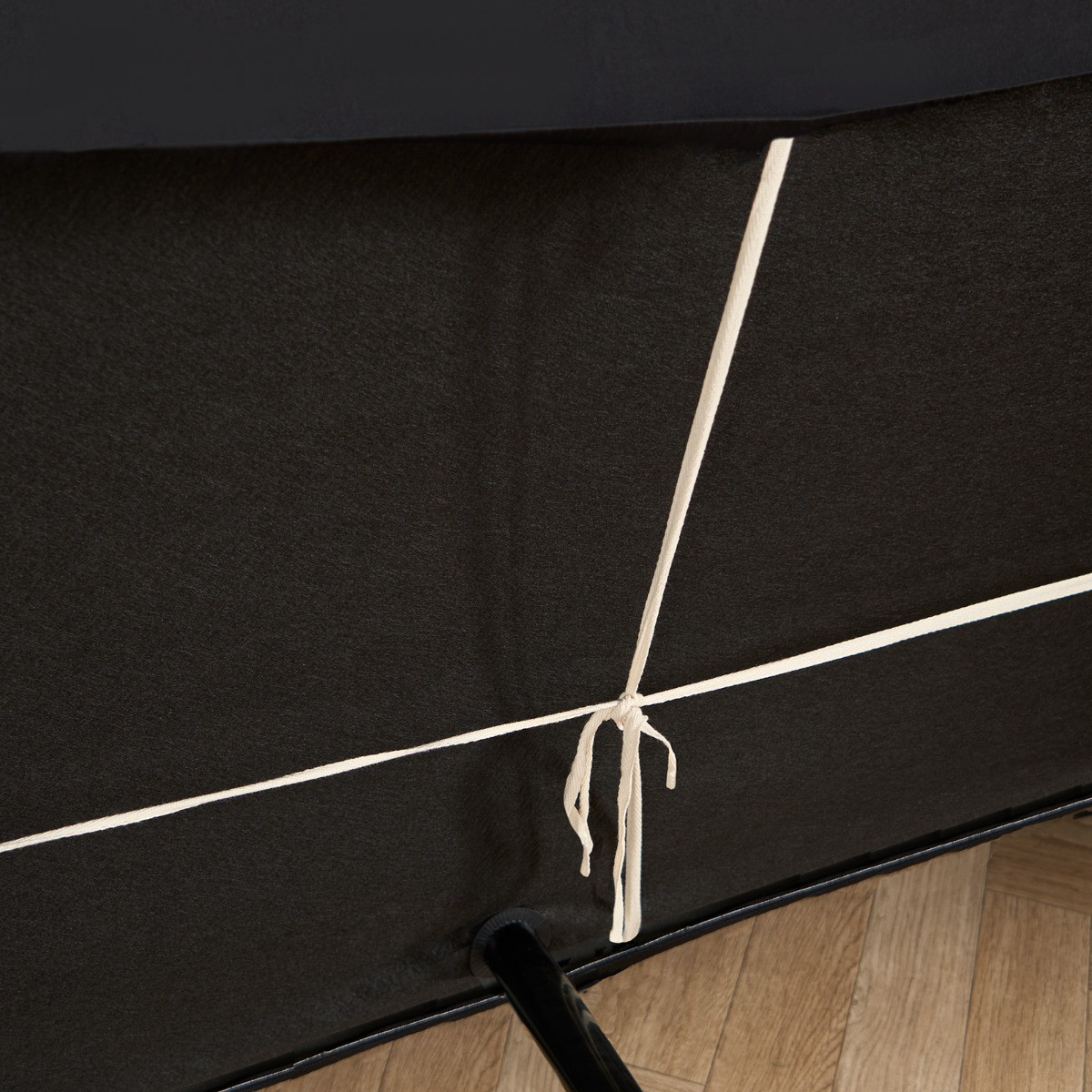 OHS Elastic Stretch Sofa Cover - Black>