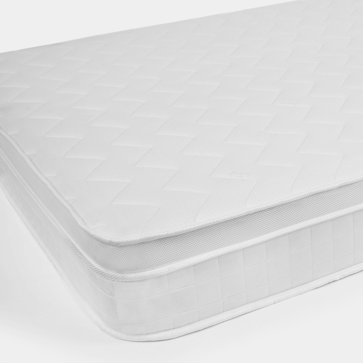 OHS Luxury Memory Foam Pillow Top Mattress - White>