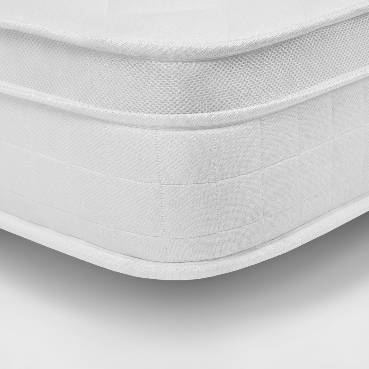 OHS Luxury Memory Foam Pillow Top Mattress - White>