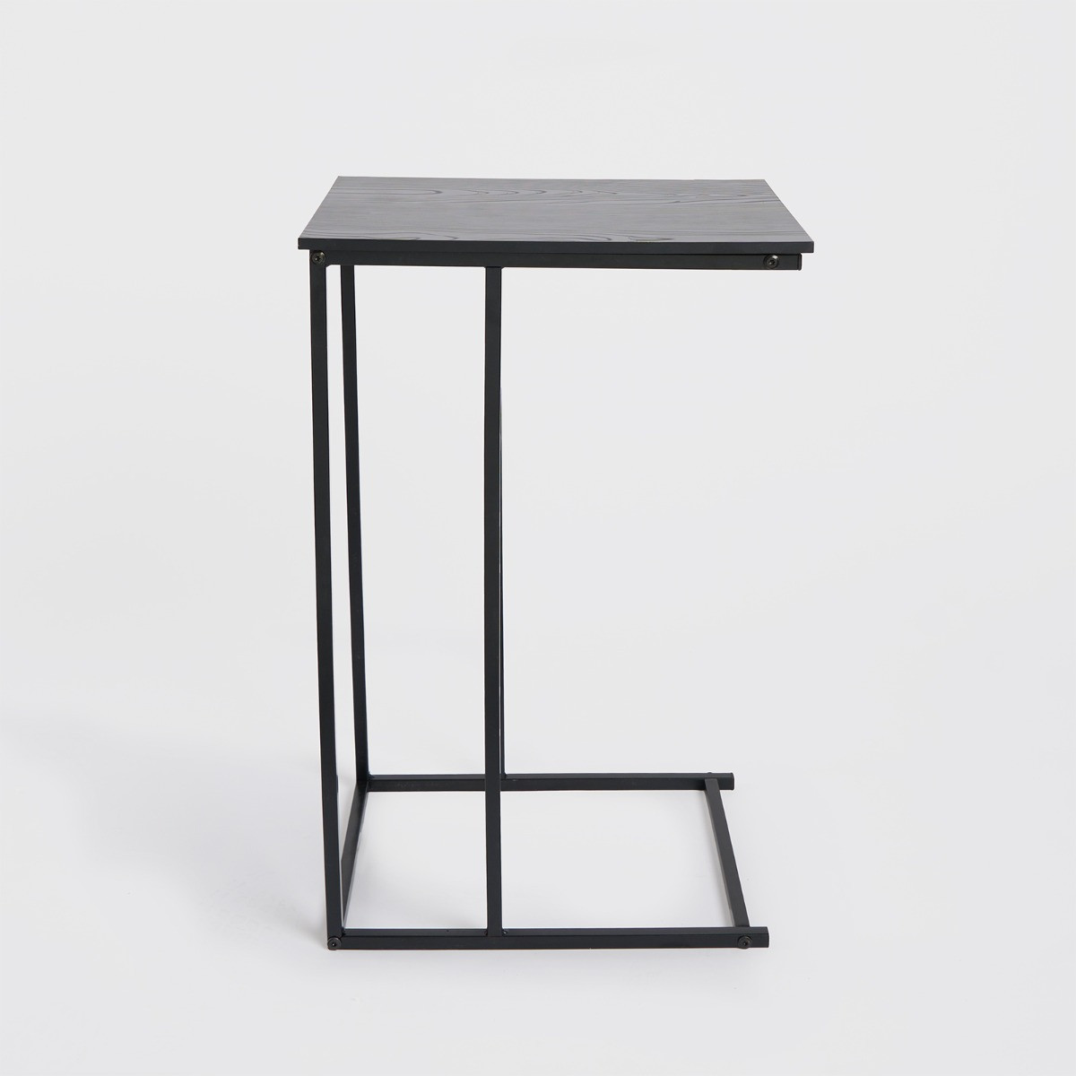 OHS C Shape Side Table - Black Wood>