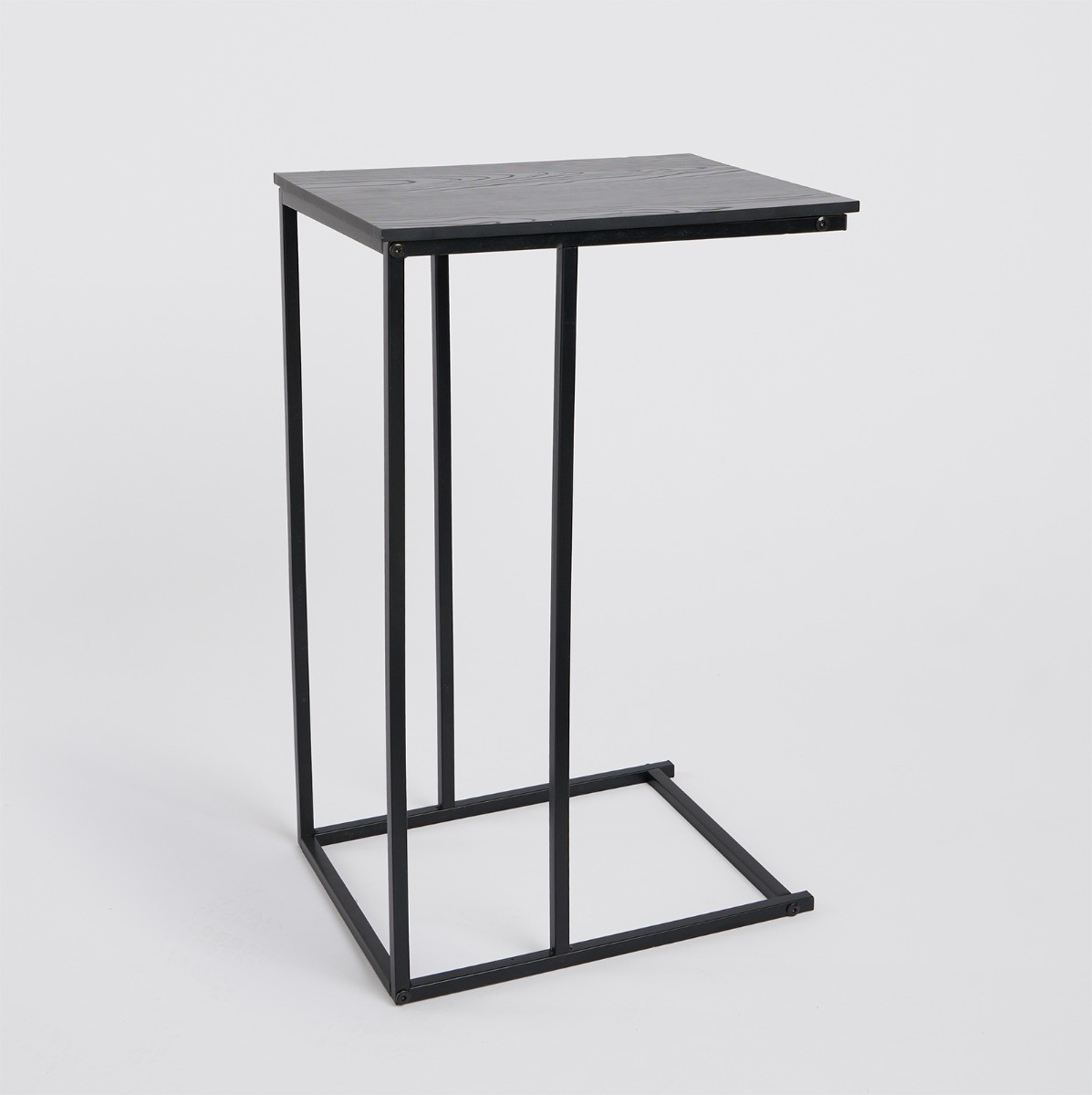 OHS C Shape Side Table - Black Wood>