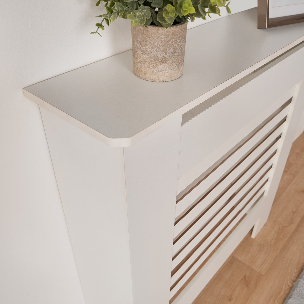 OHS Wooden Radiator Cover - White>