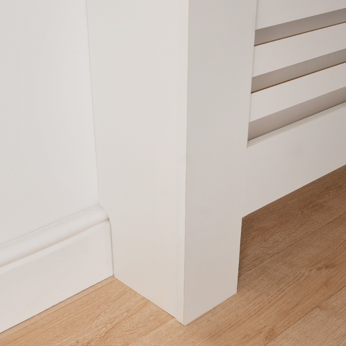 OHS Wooden Radiator Cover - White>