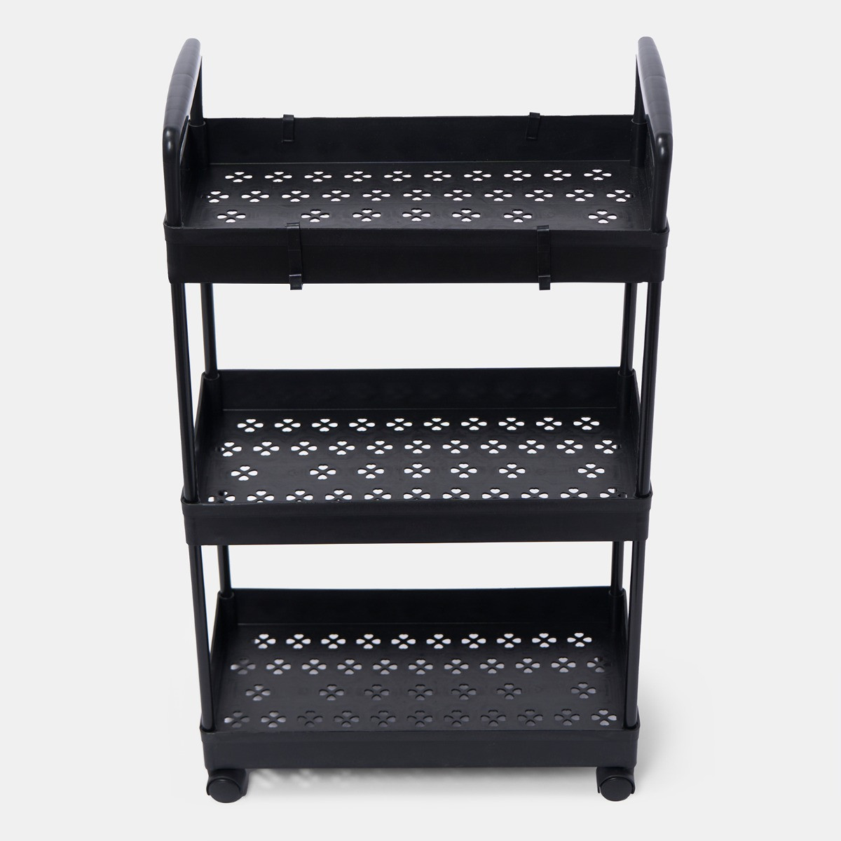 OHS 3 Layer Trolley Cart - Black >